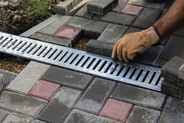 Patio Drain Installation in Green Bay
