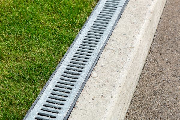 Courtyard Drain Installation in Green Bay